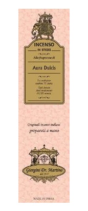 INCENSO AURA DULCIS 10 STICKS - Pharmaleader