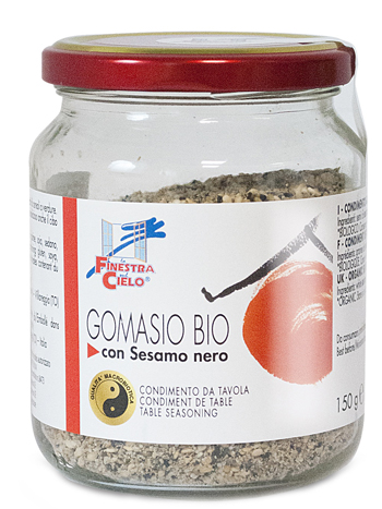 GOMASIO CON SESAMO NERO BIO 150 G - Pharmaleader