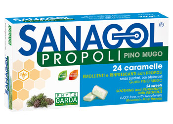 SANAGOL PROPOLI PINO MUGO 24 CARAMELLE - Pharmaleader