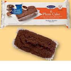 BONONIA PLUMCAKE AL CACAO CON CREMA ALLA NOCIOLA SENZA GLUTINE 6 X 45 G - Pharmaleader
