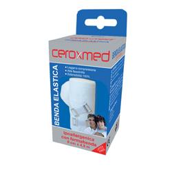 BENDA ELASTICA CEROXMED 8X450 CM CON GANCIO 1 PEZZO - Pharmaleader