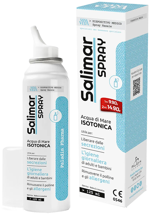 SANAVITA SALIMAR SPRAY NASALE NEW 125 ML - Pharmaleader
