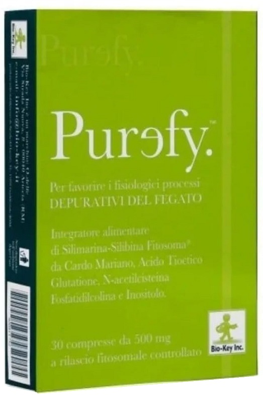 BIO-KEY PUREFY INTEGRATORE ALIMENTARE 30 CAPSULE 440 MG - Pharmaleader