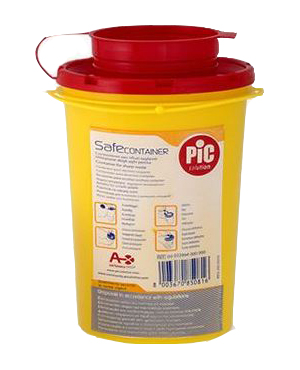 CONTENITORE DI SICUREZZA PER TALGIENTI PIC CAPACITA' 0,6 LITRI ARTICOLO 00022994000000 1 PEZZO - Pharmaleader