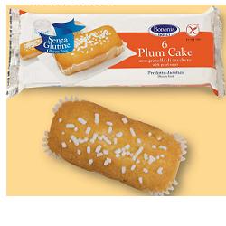BONONIA PLUMCAKE CON GRANELLA DI ZUCCHERO SENZA GLUTINE 6 X 37 G - Pharmaleader