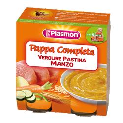PLASMON OMOGENEIZZATO PAPPE MANZO VERDURA PASTINA 190 G X 2 PEZZI - Pharmaleader