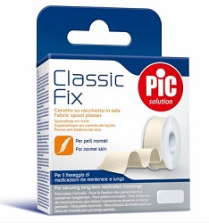 CEROTTO IN ROCCHETTO PIC CLASSIC FIX TELA BIANCO 2,5X500 CM FUSTELLA - Pharmaleader