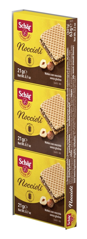 SCHAR NOCCIOLI' WAFERS CON NOCCIOLE 3 PEZZI DA 21 G - Pharmaleader