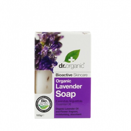 DR ORGANIC LAVENDER LAVANDA SOAP SAPONETTA 100 G - Pharmaleader