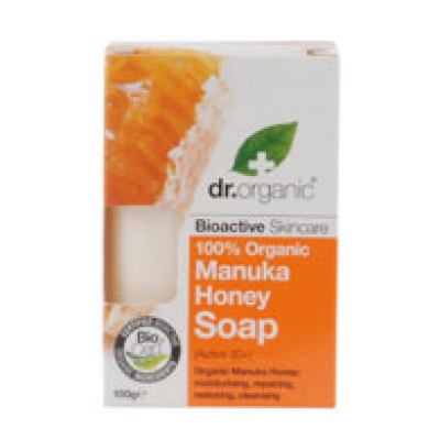 DR ORGANIC MANUKA HONEY MIELE DI MANUKA SOAP SAPONETTA 100 G - Pharmaleader