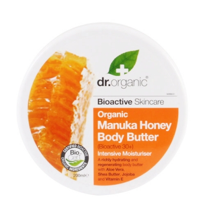 DR ORGANIC MANUKA HONEY MIELE DI MANUKA BODY BUTTER BURRO CORPO 200 ML - Pharmaleader