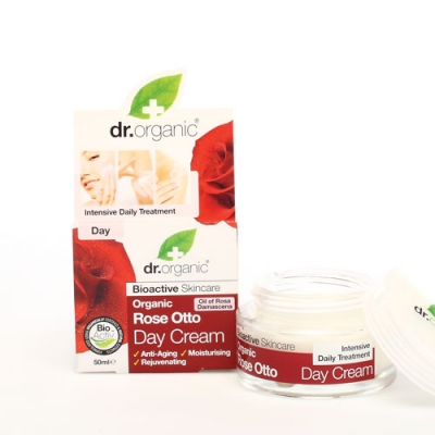 DR ORGANIC ROSE OTTO ROSA DAY CREAM CREMA VISO GIORNO 50 ML - Pharmaleader