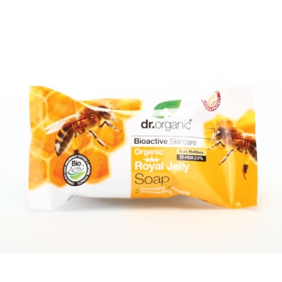 DR ORGANIC ROYAL JELLY PAPPA REALE SOAP SAPONETTA 100 G - Pharmaleader