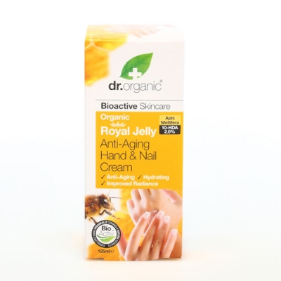 DR ORGANIC ROYAL JELLY PAPPA REALE HAND NAIL CREAM CREMA MANI 125 ML - Pharmaleader