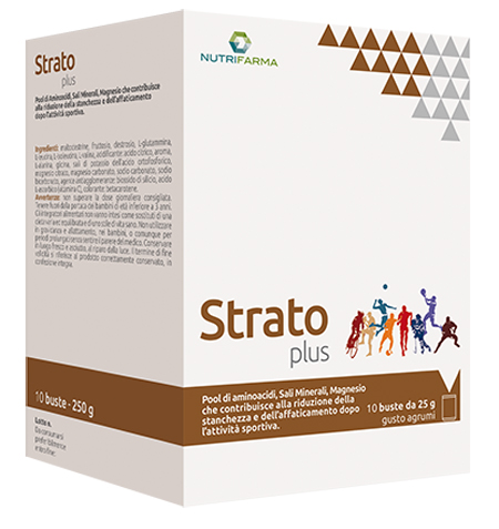 STRATO PLUS 10 BUSTINE 25 G GUSTO AGRUMI - Pharmaleader