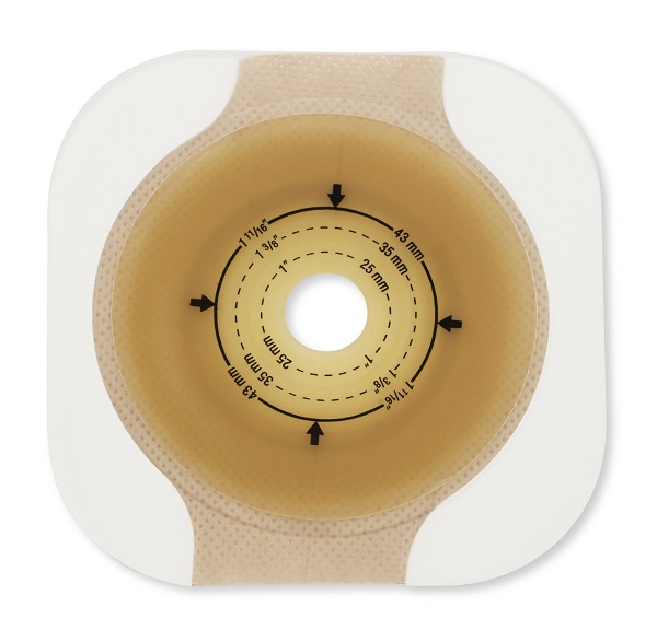 PLACCA CONFORM 2 FORMAFLEX CON ADESIVO BARRIERA PROTETTIVA A SPESSORE DIFFERENZIATO RILIEVI CIRCOLARI FILM DI SUPPORTO ANELASTICO FLANGIA FLOTTANTE 45 MM 5 PEZZI - Pharmaleader