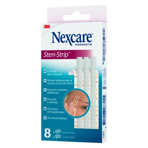 CEROTTO PER SUTURA NEXCARE STERISTRIP 6X75 MM + 3X75 MM - Pharmaleader