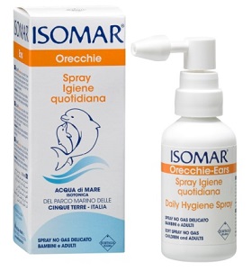 ISOMAR ORECCHIE ACQUA DI MARE SPRAY NO GAS PER IRRIGAZIONE DELL'ORECCHIO 50ML - Pharmaleader
