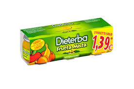 DIETERBA OMOGENEIZZATO FRUTTA MISTA 3 PEZZI 80 G - Pharmaleader