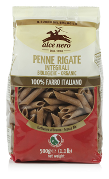 PENNE 100% FARRO INTEGRALE BIO 500 G - Pharmaleader