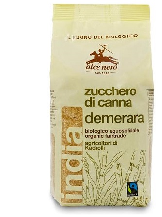 ZUCCHERO DI CANNA DEMERARA BIO INDIA FAIRTRADE 500 G - Pharmaleader