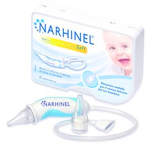 ASPIRATORE NASALE NARHINEL SOFT 1 PEZZO + 2 RICAMBI - Pharmaleader