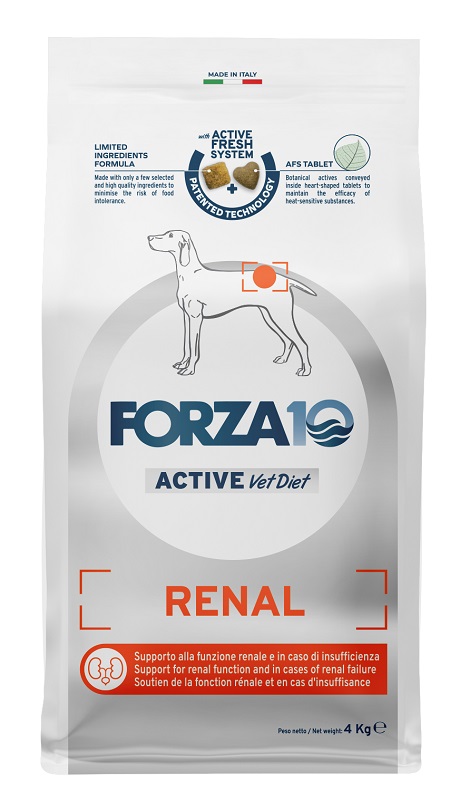 FORZA 10 ACTIVE RENAL DOGALL ADULT PESCE DRY 4 KG 1PZ - Pharmaleader