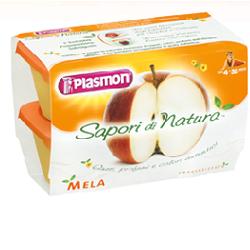 PLASMON SAPORI DI NATURA OMOGENEIZZATO MELA 100 G X 4 PEZZI - Pharmaleader