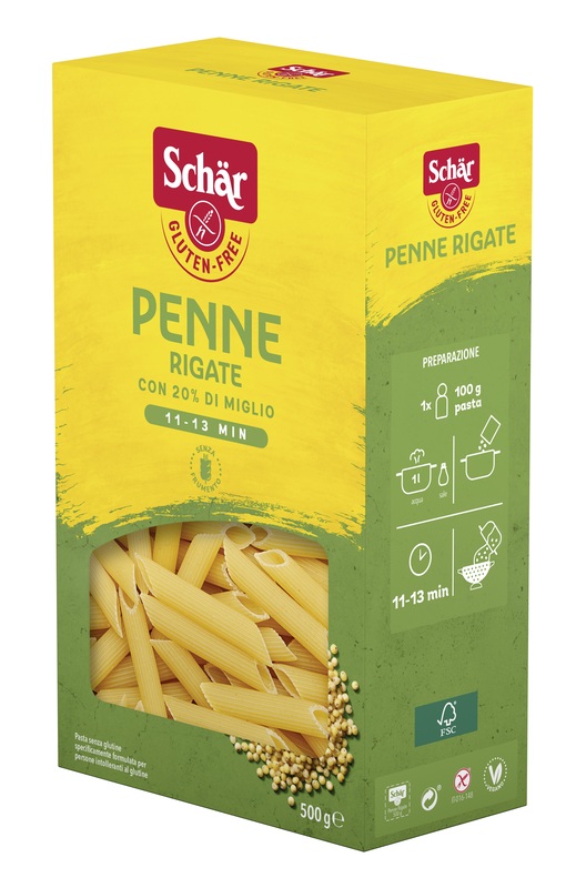SCHAR PENNE RIGATE 500 G - Pharmaleader