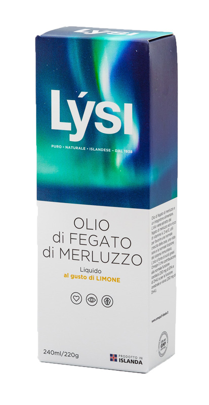 LYSI OLIO FEGATO MERLUZZO LIMONE 240 ML - Pharmaleader