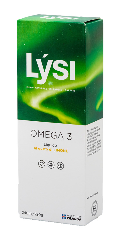 LYSI OMEGA3 LIQUIDO LIMONE 240 ML - Pharmaleader