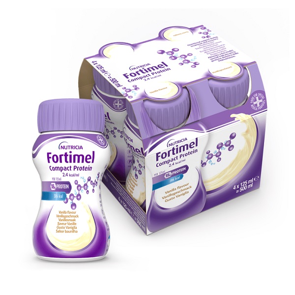FORTIMEL COMPACT PROTEIN VANIGLIA 4 BOTTIGLIE DA 125 ML - Pharmaleader