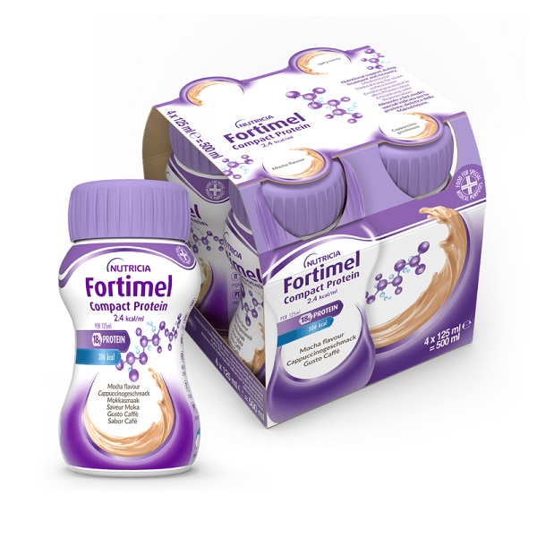 FORTIMEL COMPACT PROTEIN CAFFE' 4 BOTTIGLIE DA 125 ML - Pharmaleader