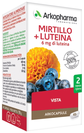 ARKO CAPSULE MIRTILLO+LUTEINA 45 CAPSULE - Pharmaleader