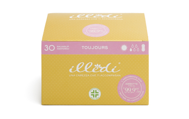 ILLEDI TOUJOURS SALVASLIP ANATOMICI COTONE ORGANIC 30 PEZZI - Pharmaleader