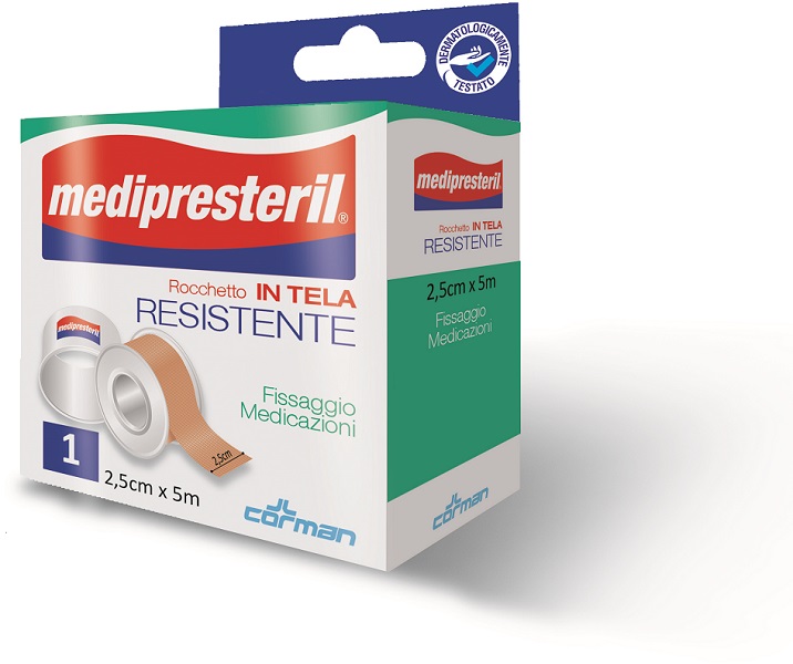 CEROTTO IN ROCCHETTO IN TELA MEDIPRESTERIL 5X250CM - Pharmaleader