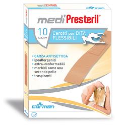 CEROTTO PER DITA MEDIPRESTERIL FLESSIBILE 12X2CM 10 PEZZI - Pharmaleader