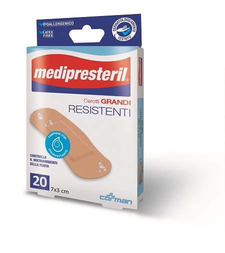 CEROTTO MEDIO MEDIPRESTERIL RESISTENTE 7X2CM 20 PEZZI - Pharmaleader