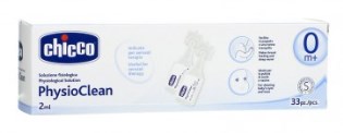 CHICCO PHYSIOCLEAN SOLUZIONE FISIOLOGICA 33 FLACONCINI 2 ML - Pharmaleader