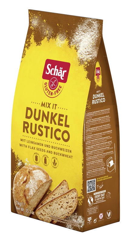 SCHAR MIX IT DUNKEL RUSTICO SENZA GLUTINE SENZA LATTOSIO 1 KG - Pharmaleader