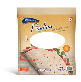 PIACERI MEDITERRANEI PIADINA OLIO D'OLIVA 200 GRAMMI - Pharmaleader