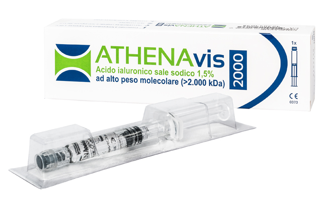 SIRINGA INTRA-ARTICOLARE ATHENAVIS 2000 ACIDO IALURONICO 1,5% 30MG 2 ML - Pharmaleader
