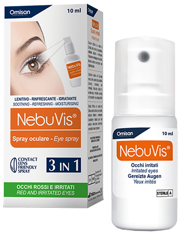 NEBUVIS OCCHI IRRITATI SPRAY 10 ML 1 PEZZO - Pharmaleader