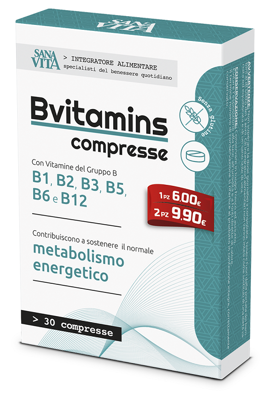 SANAVITA BVITAMINS 30 COMPRESSE - Pharmaleader