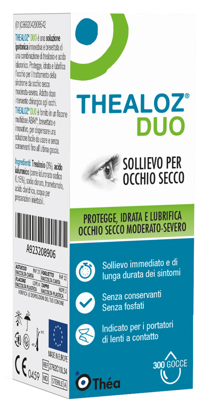 THEALOZ DUO SOLUZIONE OCULARE FLACONE 10 ML - Pharmaleader