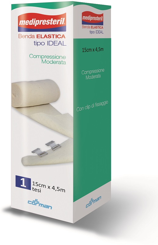 BENDA ELASTICA MEDIPRESTERIL IDEAL CM15X45MT - Pharmaleader