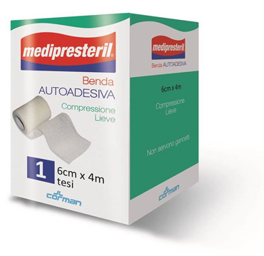 BENDA ADESIVA MEDIPRESTERIL 6X400CM - Pharmaleader