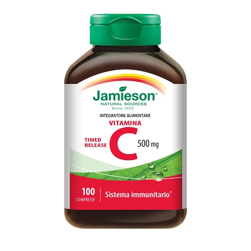 VITAMINA C 500 TIMED RELEASE GUSTO ARANCIA 100 COMPRESSE - Pharmaleader