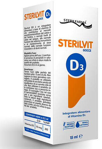 STERILVIT D3 GOCCE 15 ML - Pharmaleader