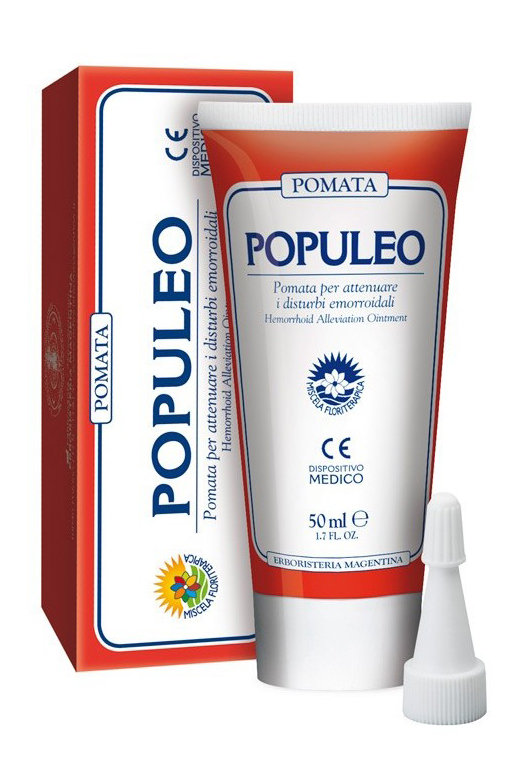 POPULEO POMATA EMORROIDI 50 ML - Pharmaleader